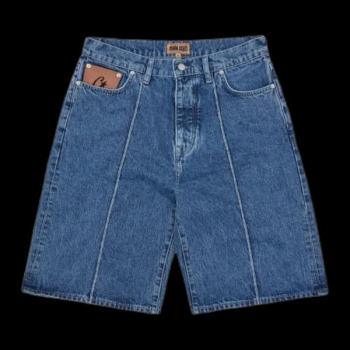 Corteiz C-Star Denim Jorts 'Faded Blue'