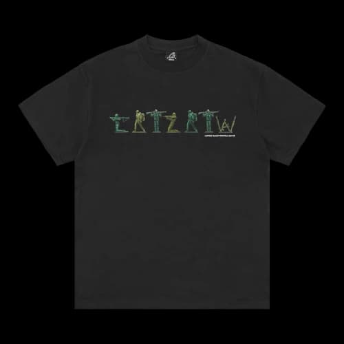 Corteiz Army Alphabet Tee *New Blank* 'Black'