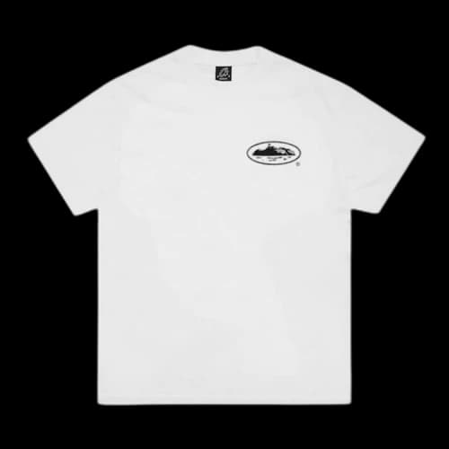 Corteiz Halftone Island Tee *New Blank* 'White/Black'