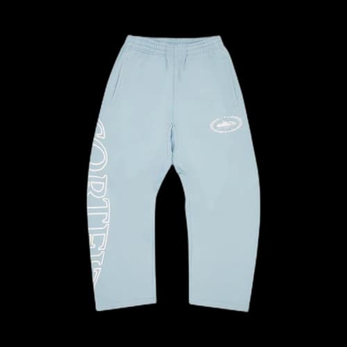 Corteiz Superior Royale Open Hem Pant 'Baby Blue'