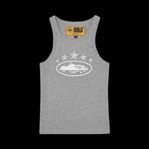 Corteiz 5 Starz Alcatraz Tank Top 'Grey'