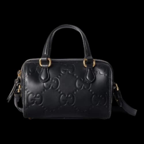 Gucci GG Super Mini Top Handle Bag 'Black' (Women's)