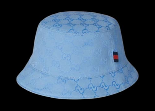Gucci Canvas Bucket Hat Blue