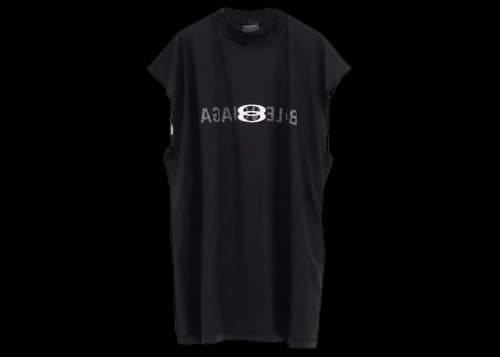 Balenciaga Sleeveless T-shirt Black