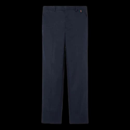 Gucci Double Cotton Twill Pants 'Web Dark Blue'