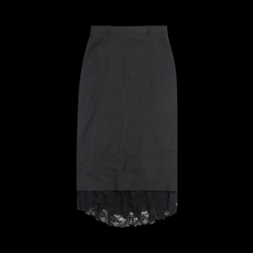 Balenciaga Lingerie Skirt 'Anthracite/Black'