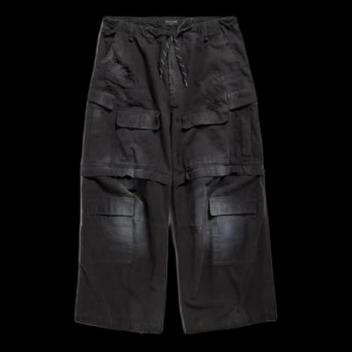 Balenciaga Large Cargo Pants 'Black'