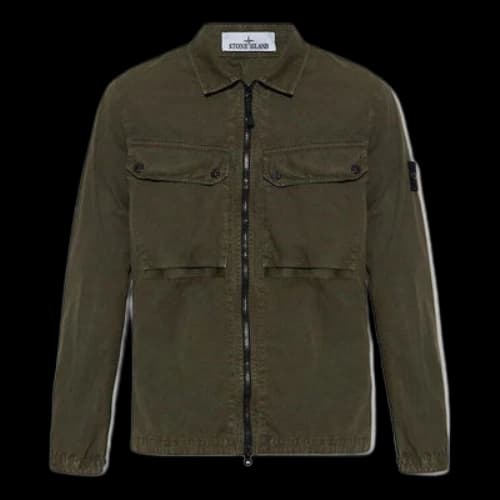 STONE ISLAND Overshirt 'Olive'