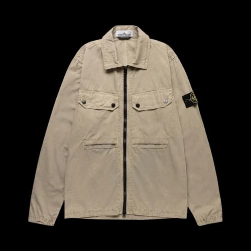 STONE ISLAND Overshirt 'Cream'