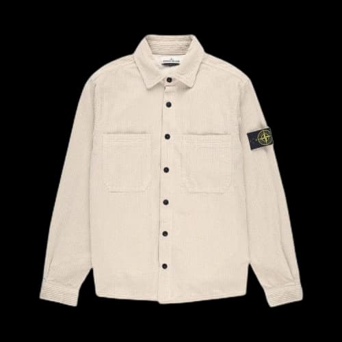 Stone Island Cord Overshirt 'Plaster'