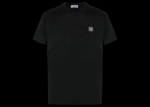 Stone Island Logo Patch T-Shirt Black