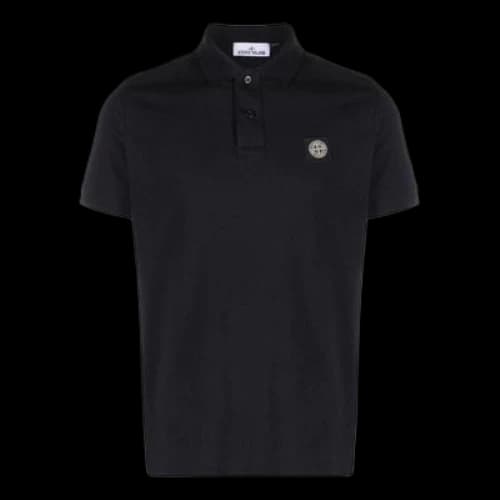 STONE ISLAND Polo Shirt 'Black'