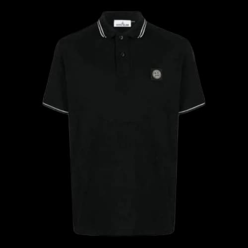 STONE ISLAND Polo Shirt 'Black'
