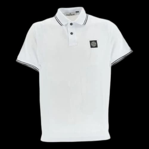 STONE ISLAND Polo Shirt 'White'