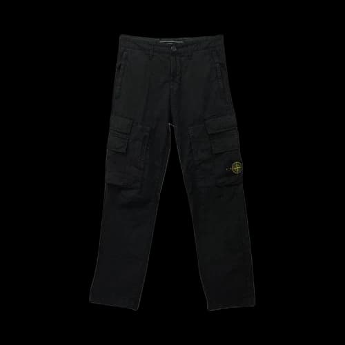 Stone Island Straight Fit Cargo Pants 'Black'