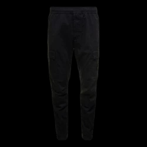 STONE ISLAND Logo Patch Cargo Pants 'Black'