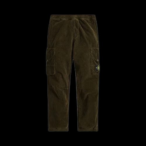 Stone Island Elasticated Waistband Trousers 'Olive'