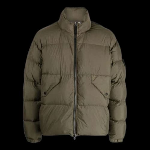 STONE ISLAND Puffer Down Jacket 'Olive Green'