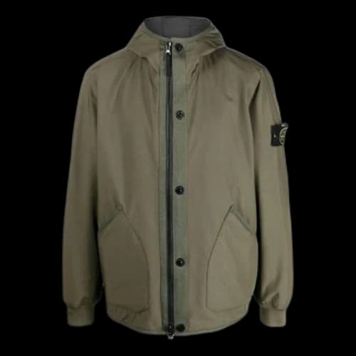 STONE ISLAND Insulated Jacket 'Olive Green'