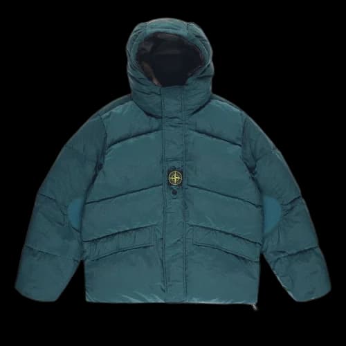Stone Island Real Down Jacket 'Petrol'