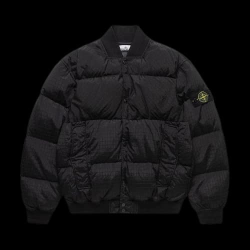 STONE ISLAND Metal Bomber Jacket 'Black'