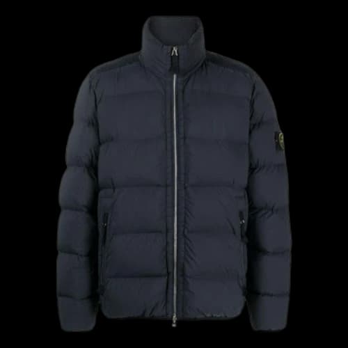 STONE ISLAND Street Style Plain Logo Down Jackets 'Navy Blue'