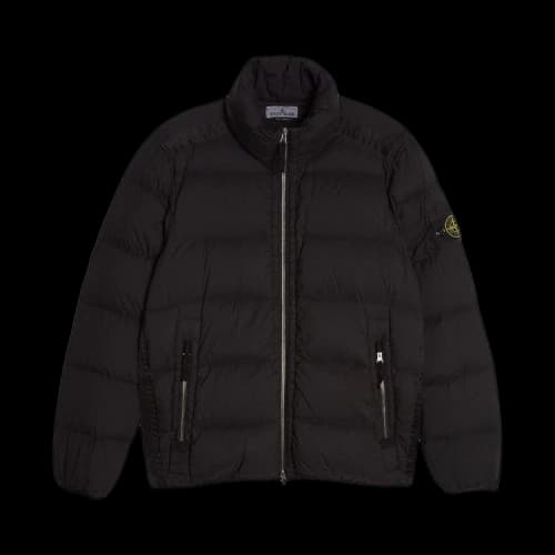 Stone Island Garment Dyed Down Jacket 'Black'
