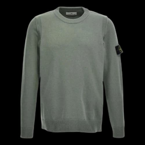 STONE ISLAND Crewneck Sweater 'Sage'