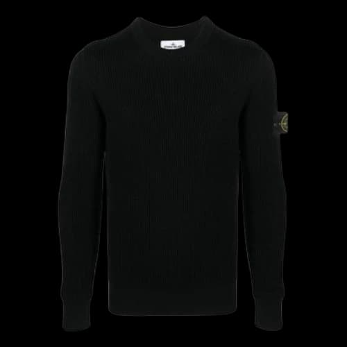 STONE ISLAND Knitted Sweater 'Black'