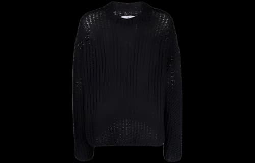 STONE ISLAND Marina Knitted Nylon Rope Sweater 'Black'