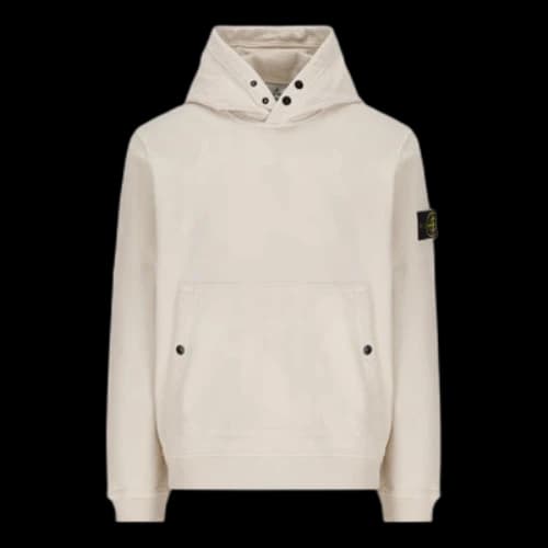 STONE ISLAND Waffen Patch Hoodie 'Beige'
