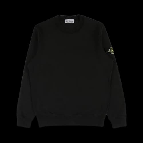 Stone Island Logo Patch Sweatshirt 'Black'