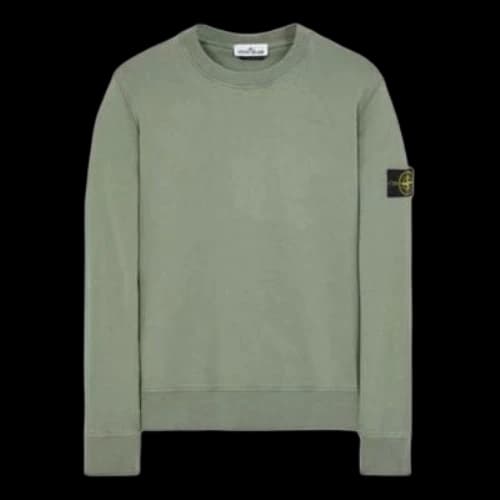 STONE ISLAND Crewneck Sweatshirt 'Sage'
