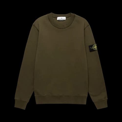 Stone Island Crewneck Sweatshirt 'Olive'