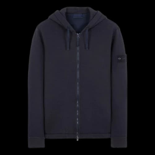 STONE ISLAND Ghost Piece Hooded Full-zip Jacket 'Black'