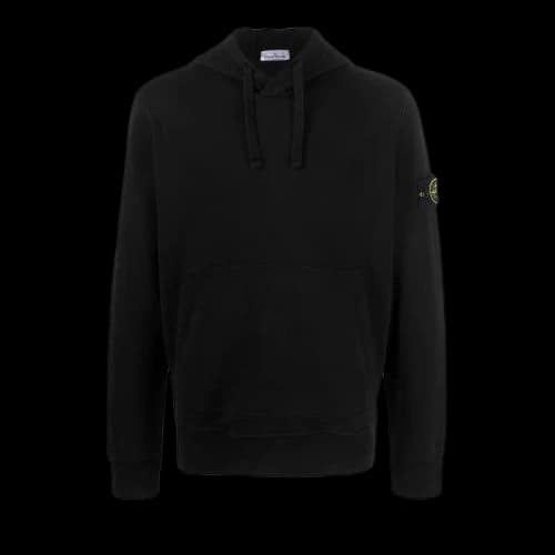 Stone Island Logo Hoodie 'Black'