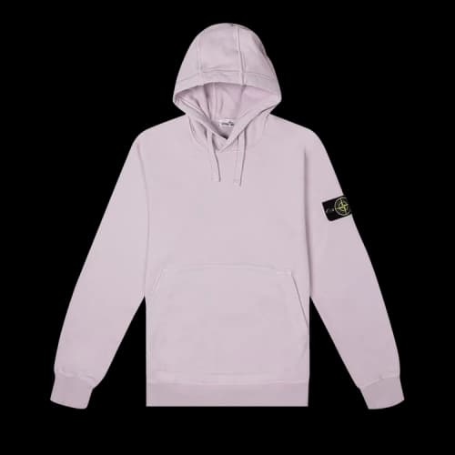 Stone Island Logo Hoodie 'Lavender'
