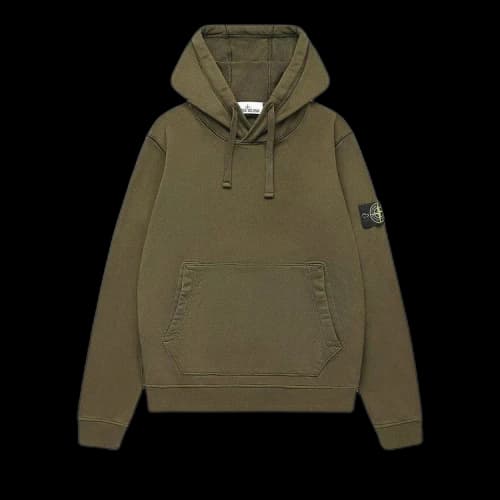 Stone Island Logo Hoodie 'Brown'
