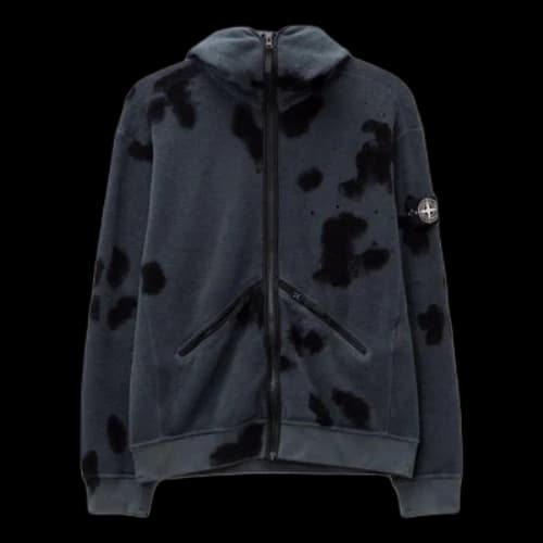 STONE ISLAND Logo Sleeve Zip Jacket 'Grey'