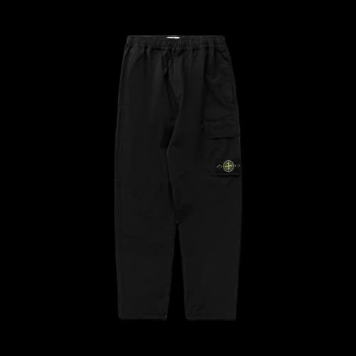 Stone Island Recycled Stretch Nylon Twill Cargo Pants 'Black'