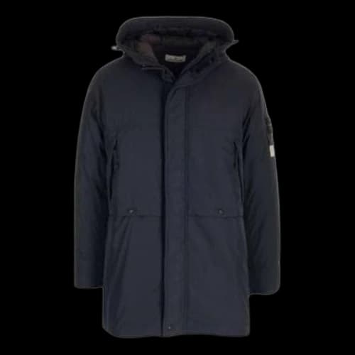 STONE ISLAND Logo Patch Hooded Parka 'Black'