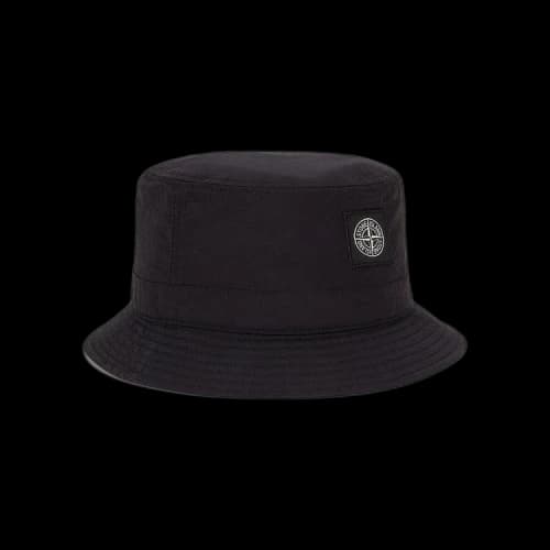 Stone Island Compass Patch Bucket Hat 'Black'