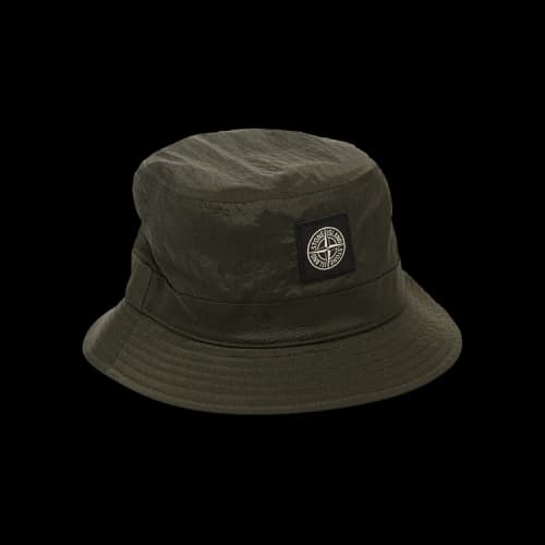 Stone Island Compass Patch Bucket Hat 'Olive'
