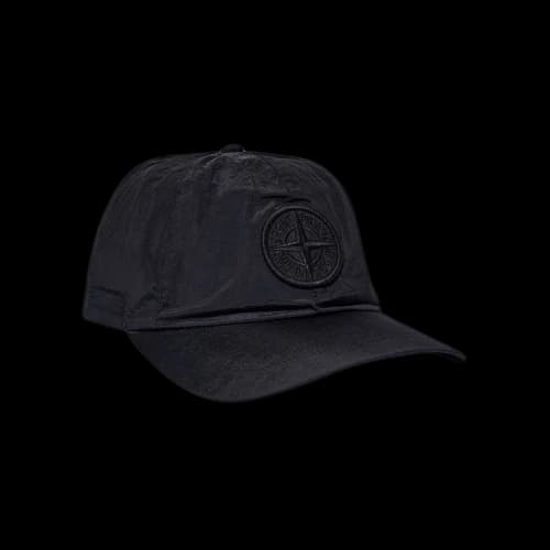 Stone Island 6 Panel Nylon Metal Cap 'Black'