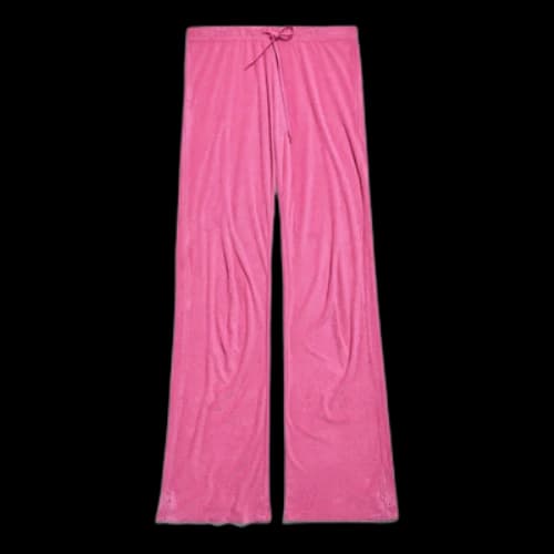 Balenciaga Low Waist Tracksuit Pants 'Dark Pink' (Women's)