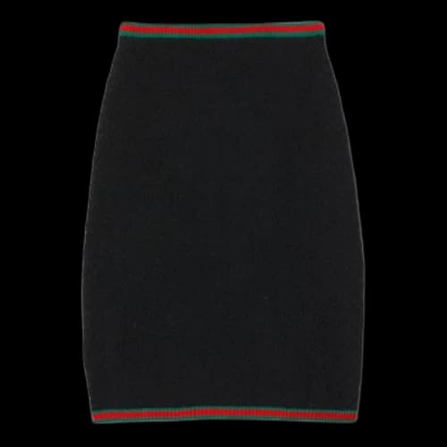 Gucci Cotton Lace Skirt 'Black' (Women's)