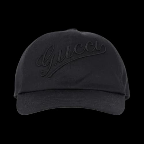 Gucci Logo Baseball Cap Black