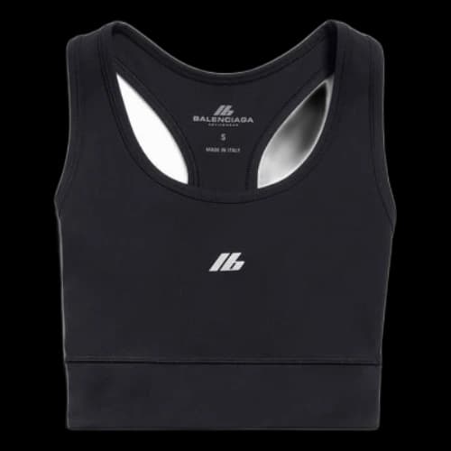 Balenciaga Activewear Sports Bra 'Black' (Women's)