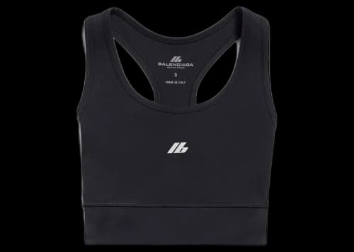 Balenciaga Women's Activewear Sports Bra Black