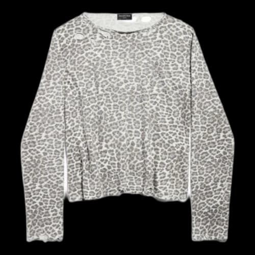 Balenciaga Leopard Sweater 'Brown'